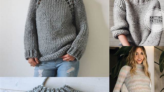 14+ Free Knitting Pattern For A Sweater