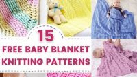 54+ Free Knitting Pattern For Baby Blanket Beginners