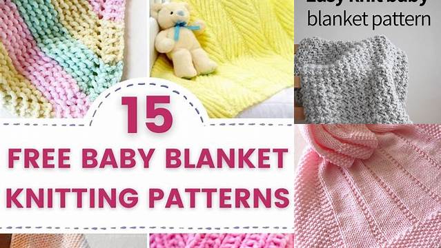 36+ Free Knitting Pattern For Baby Blanket Beginners Pdf