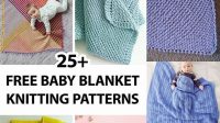 3+ Free Knitting Pattern For Baby Blanket Beginners Straight Needles