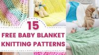 9+ Free Knitting Pattern For Baby Blanket Beginners Youtube