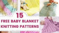 59+ Free Knitting Pattern For Baby Blanket For Beginners