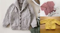 57+ Free Knitting Pattern For Baby Cardigan With Collar