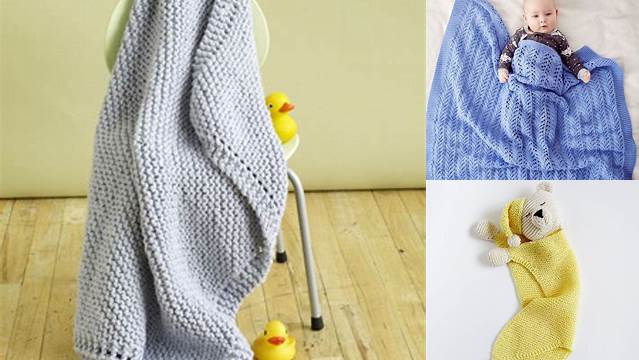 4+ Free Knitting Pattern For Baby Cuddle Blanket