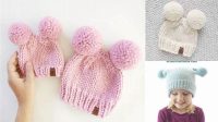 32+ Free Knitting Pattern For Baby Double Pom Pom Hat