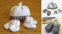 32+ Free Knitting Pattern For Baby Hat And Booties