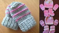 17+ Free Knitting Pattern For Baby Hat And Mittens