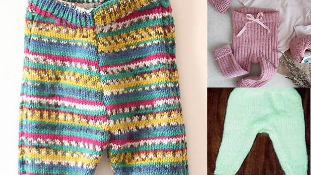 50+ Free Knitting Pattern For Baby Leggings With Feet Straight Needles