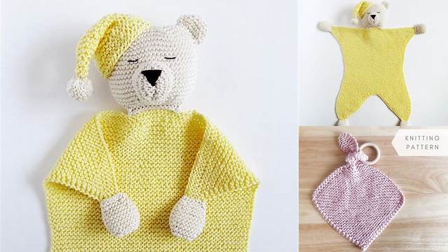 45+ Free Knitting Pattern For Baby Lovey