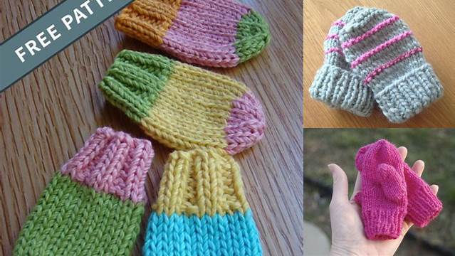 80+ Free Knitting Pattern For Baby Mittens With Thumb Straight