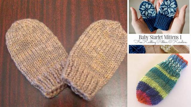 85+ Free Knitting Pattern For Baby Mittens Without Thumb