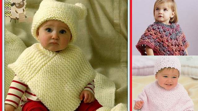 5+ Free Knitting Pattern For Baby Poncho