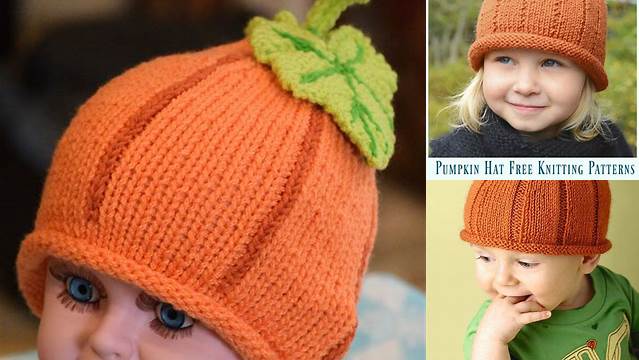 43+ Free Knitting Pattern For Baby Pumpkin Hat