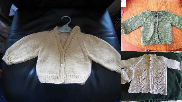 17+ Free Knitting Pattern For Baby Raglan Sleeve Cardigan