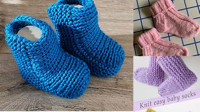 24+ Free Knitting Pattern For Baby Socks On 2 Needles