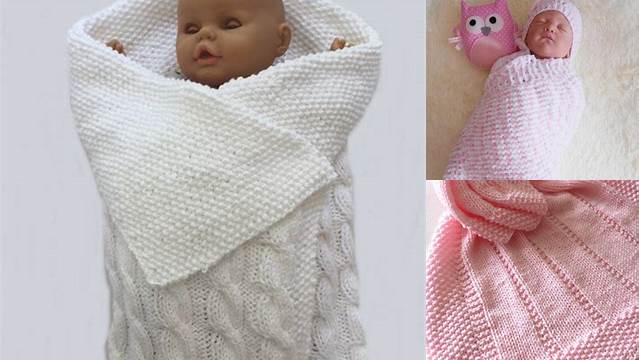 98+ Free Knitting Pattern For Baby Swaddle Blanket