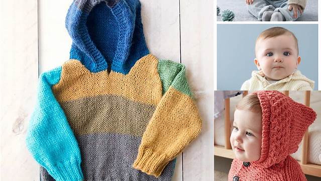 34+ Free Knitting Pattern For Baby Sweater With Hood