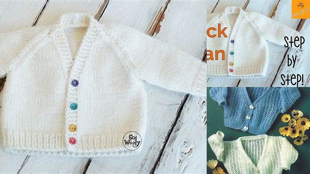 14+ Free Knitting Pattern For Baby V Neck Cardigan