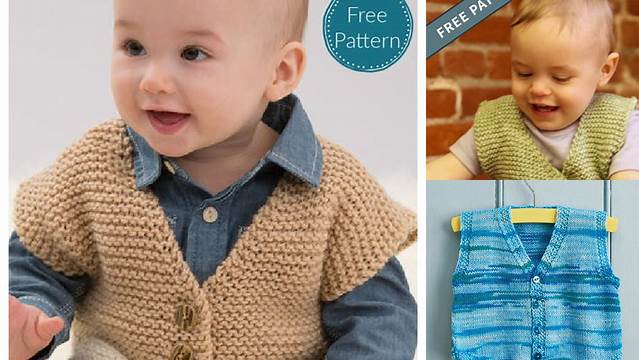 24+ Free Knitting Pattern For Baby Waistcoat