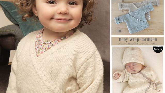 87+ Free Knitting Pattern For Baby Wrap Cardigan