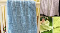 89+ Free Knitting Pattern For Basket Weave Baby Blanket Pdf