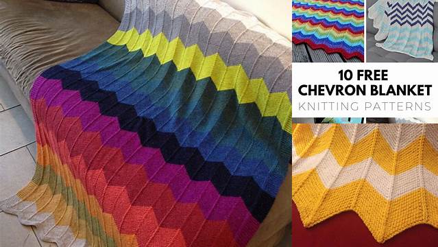 40+ Free Knitting Pattern For Chevron Afghan