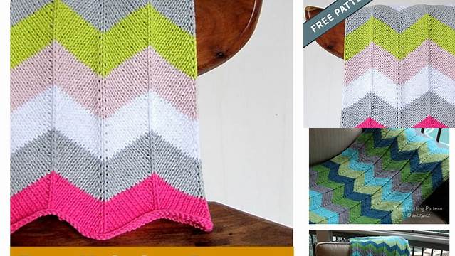 88+ Free Knitting Pattern For Chevron Baby Blanket