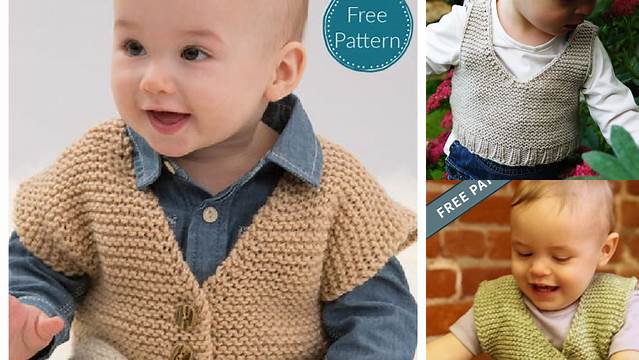 78+ Free Knitting Pattern For Child Sleeveless Vest Pdf Australia