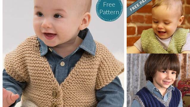 77+ Free Knitting Pattern For Child Sleeveless Vest Straight Needles