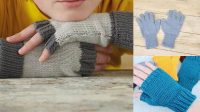 9+ Free Knitting Pattern For Children's Gloves With Fingers Straight