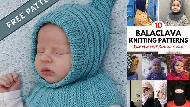 54+ Free Knitting Pattern For Child's Balaclava