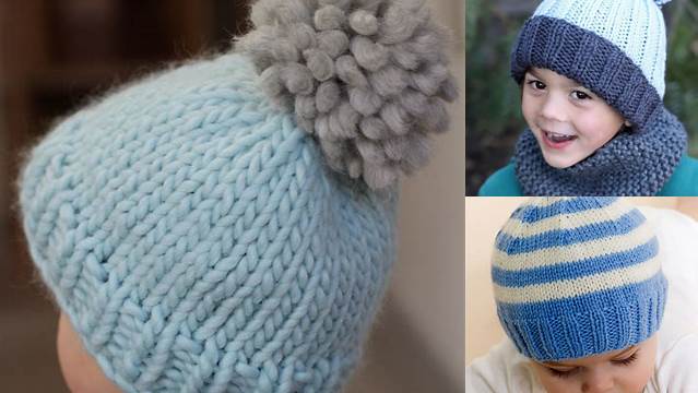 88+ Free Knitting Pattern For Childs Beanie Hat Straight Needles