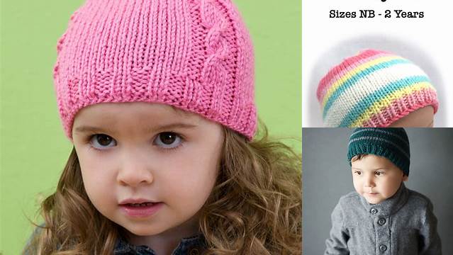 57+ Free Knitting Pattern For Child's Beanie