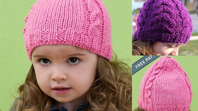 94+ Free Knitting Pattern For Child's Cable Hat