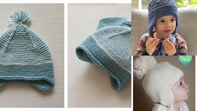 50+ Free Knitting Pattern For Child's Earflap Hat