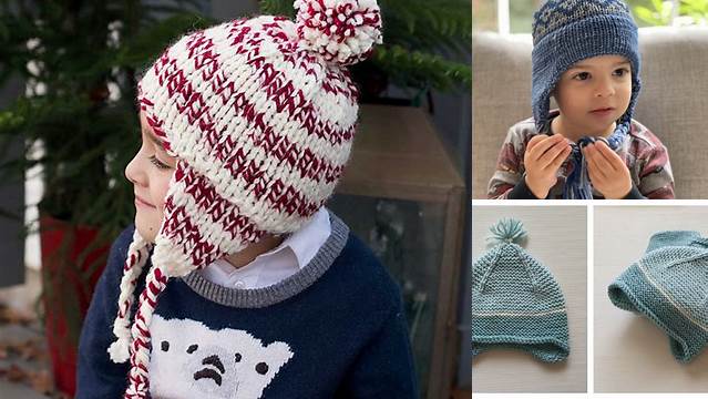 63+ Free Knitting Pattern For Child's Hat With Ear Flaps