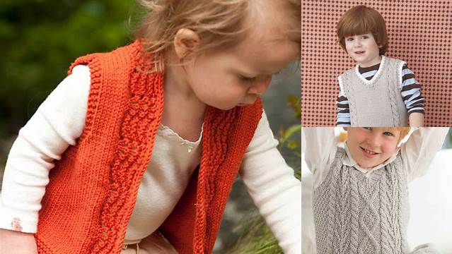 5+ Free Knitting Pattern For Child's Vest