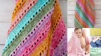 74+ Free Knitting Pattern For Diagonal Baby Blanket