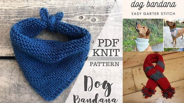 50+ Free Knitting Pattern For Dog Scarf