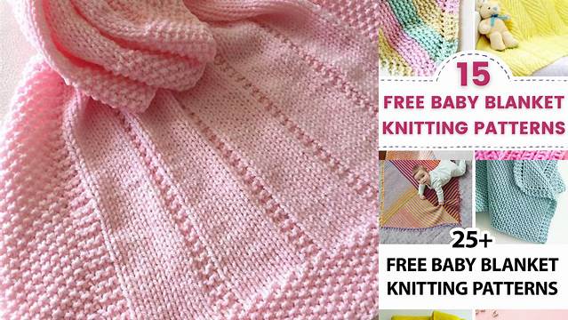 19+ Free Knitting Pattern For Easy Baby Blanket