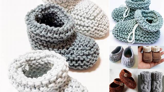 86+ Free Knitting Pattern For Easy Baby Booties