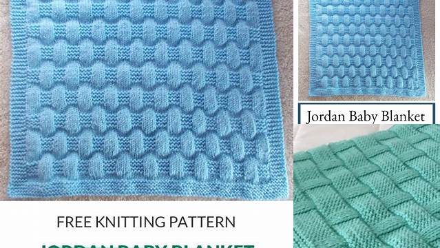 61+ Free Knitting Pattern For Easy Jordan Baby Blanket