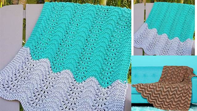 65+ Free Knitting Pattern For Feather And Fan Baby Blanket