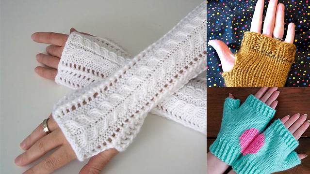 11+ Free Knitting Pattern For Fingerless Gloves