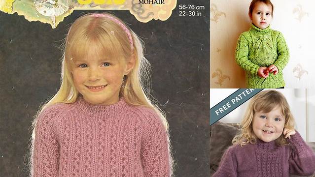 89+ Free Knitting Pattern For Girls Sweater