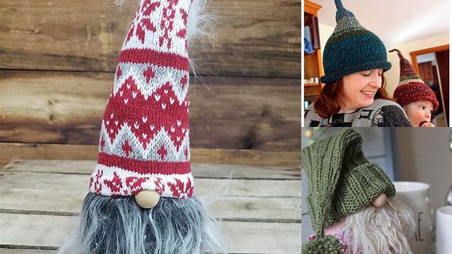 80+ Free Knitting Pattern For Gnome Hat