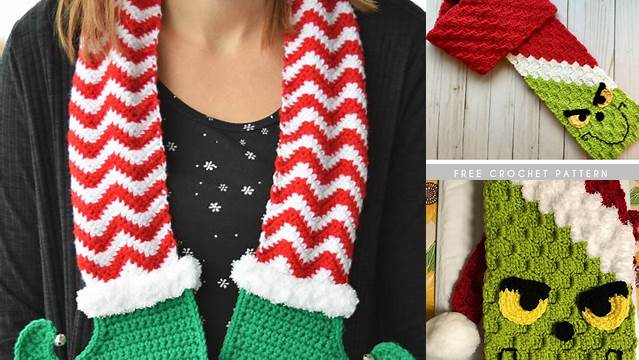 86+ Free Knitting Pattern For Grinch Scarf