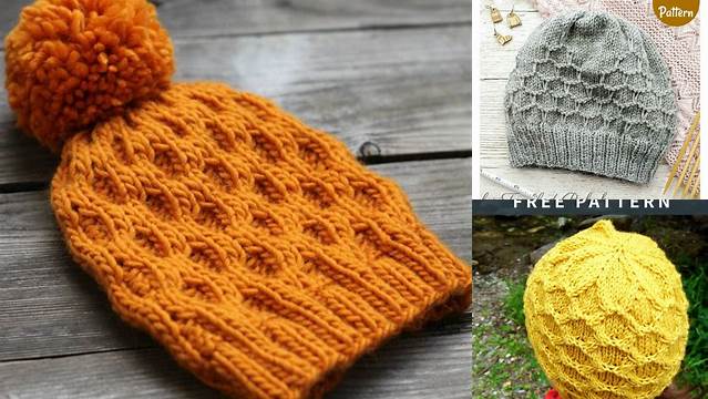 78+ Free Knitting Pattern For Honeycomb Hat