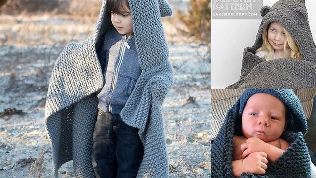 33+ Free Knitting Pattern For Hooded Baby Blanket