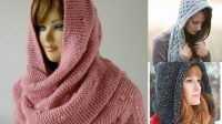 35+ Free Knitting Pattern For Hooded Scarf